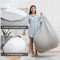 Sofá Interior De Repuesto Sin Relleno Lavable Para Silla De Mantequilla De Soja Cubierta Interiores De Sofá Colchón Puff - details 0