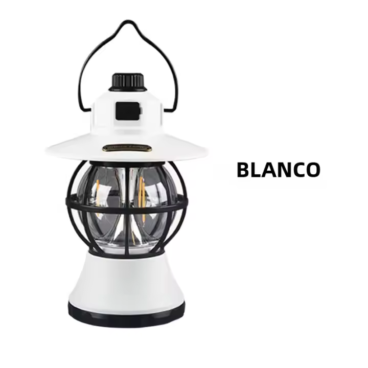 Lámpara De Camping Retro Impermeable Con Iluminación USB Tipo-C Luz De Inspección Portátil Para Pesca Y Exterior Regulable Sin Pasos - 1
