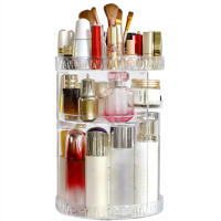 Organizador De Maquillaje 360 Grados Rotativo Transparente Y De Moda Almacenamiento Multifuncional De Cosméticos En Unidad De Plástico Tamaño 34x28x23.5cm - details 11