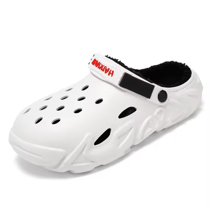 Zapatillas De Peluche De Invierno Para Hombres Y Mujeres Pantuflas Calientes De Felpa Casuales Para Parejas Zapatos De Algodón Para El Hogar - 1