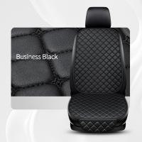 Cubierta De Asiento De Coche De Cuero PU Universal Anti-Rasguños Resistentes Al Desgaste Suaves Para Todas Las Estaciones Cojín De Espalda Minimalista Protector Contra Golpes - details 7
