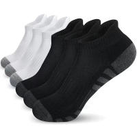 Calcetines Cortos Deportivos Para Hombre 18 Pares Negro Blanco Gris Absorbentes Anti Olor Transpirables No Deslizantes Con Borde Para Correr Y Deportes - details 3