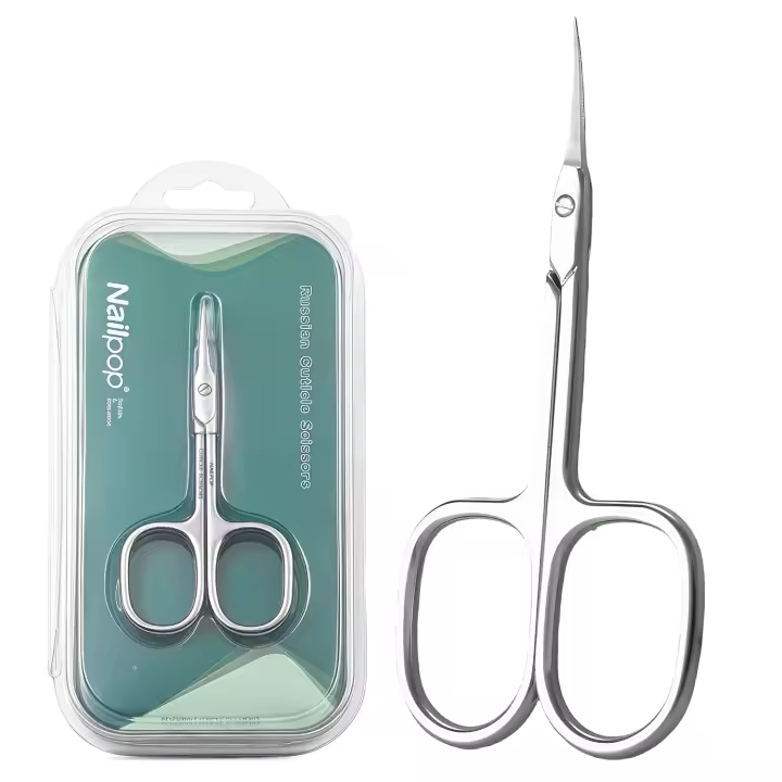 Tijeras De Cutícula Nailpop En Acero Inoxidable Para Eliminar Piel Muerta Herramientas Profesionales De Salón De Uñas Limpiables - 1