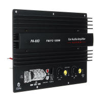 Amplificador Universal 12V 1000W PA-80D Mono Para Audio De Coche Potente Bass Subwoofer Amplificar Sonido Color Negro Tamaño 23.5x15.5CM - details 4