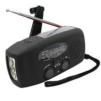 Linterna LED De Alta Potencia Con Generador De Manivela Y Radio AM/FM/NOAA Luz De Emergencia Con Recarga USB Y Energía Móvil - details 6