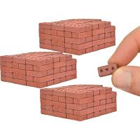50pcs De Ladrillos Rojos De Miniatura Acacia Grove Para Jardín De Hadas Y Juguetes De Fiesta Modelos DIY De Piedra - details 4