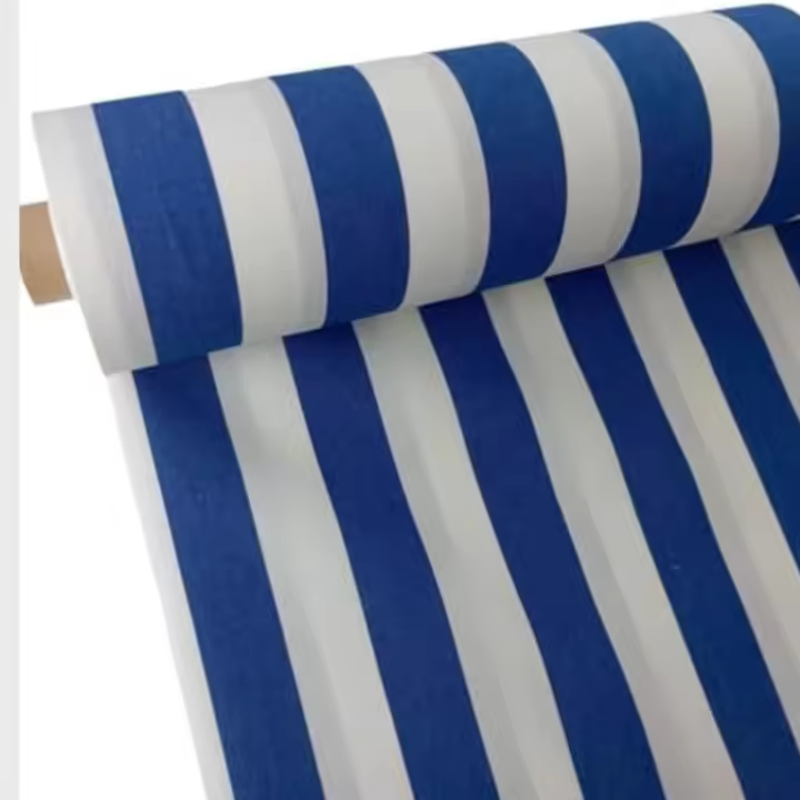 Toldo, Lona Acrílica por Metros 320cm ancho (Rayas Azul) - Tela por Metros - Protección Rayos UV-GADETEX - 1