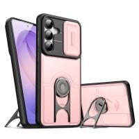 Nueva Funda Multifuncional Para Samsung Galaxy A57 A56 A16 A17 A26 A35 A55 A36 A37 Con Anillo De Metal Soporte Lente Deslizante Protector De Teléfono - details 10