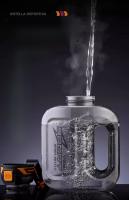 Botella Deportiva De Plástico De Grado Alimenticio a Alta Temperatura Con Doble Diseño De Bebida Gran Capacidad Portátil Para Gimnasio - details 5