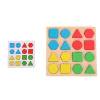 Juguete Educativo Para Niños Y Padres Interacción Temprana Enigma De Colores Y Formas Bloques Geométricos Juego De Puzle Educativo - details 0