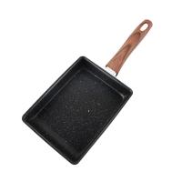 Sartén Cuadrada Antiadherente Para Huevo Y Rollitos De Huevos Mini Cocinita Plancha Para Desayuno Sartén De Freír Con Fundamento Plano - details 2