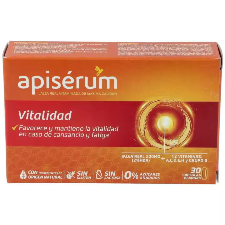 Apiserum Vitalidad 30 Caps Blandas - 1