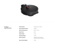 Xiaomi Robot Vacuum S20+, Batería de 5200 mAh, Potente ventilador de succión de 6000 Pa, Aspirado y fregado de bordes precisos - details 12