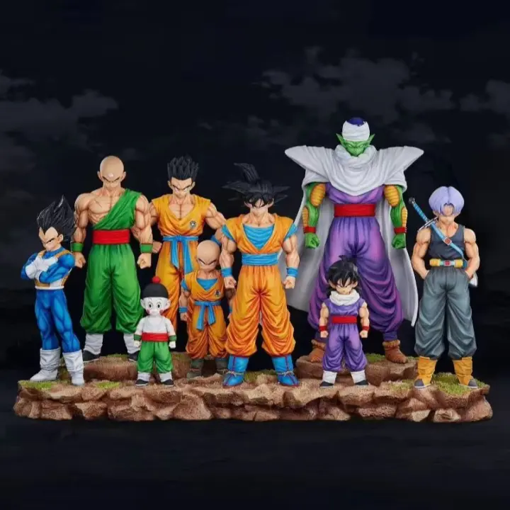 Figuras De Acción De Anime Dragon Ball 28cm Krillin Son Gohan Trunks PVC Colección De Modelos Decoración De Escritorio Juguetes Para Niños Regalos - 1