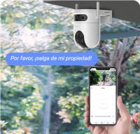 EZVIZ H9C Cámara de Vigilancia WiFi Exterior 6MP con Doble Lente 2K+2K, Visión 360°, Visión Nocturna en Color, Detección Inteligente de Personas y Vehículos, Seguimiento Automático, Audio Bidireccional y Modos de Patrulla Inteligente - details 5