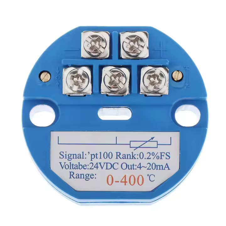 Módulo Transmisor Del Sensor de Temperatura 24VDC 4-20mA Pt100 Sbw 0-400 Grados - 1