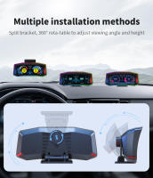 Sistema Inteligente De Coche Multi-función P4 OBD + GPS HUD Pantalla LCD De 6.2 Pulgadas Muestra De Velocidad Turbina Acelerómetro Inclinometro - details 17