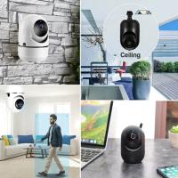 Cámara IP YCC365 plus Para El Hogar Inteligente Seguridad HD 1620P Visión Nocturna Auto Tracking Wireless WiFi Instalación Techo - details 2