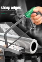 LAOA Mini Hacksaw Stand Multifuncional Pequeño Para Carpintería Y Metal Cortador De Madera PVC Herramienta De Mano Con Dientes Medianos Peso 200g - details 10