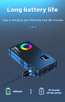 Luz De Video RGB MAMEN 70° Con Batería Recargable De 4000mAh Luz De Cámara LED Para Youtube Vlog Autoefie CRI95+ Aluminio Ajuste De Brillo 0-100 - details 6