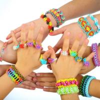 Herramientas De Artesanía DIY Para Niños Loom Bands De Goma Colorida Estilo Europeo Occidental Pulseras Tejidas En Máquina - details 13