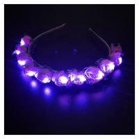 Diadema LED Para Niñas Brillo Cabeza Floral Coronación Neón Fiesta Regalo Boda Cumpleaños Luminoso Festival 10/20/30Pcs - details 18