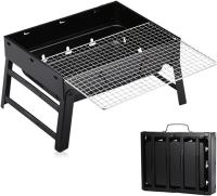 Parrilla Portátil de Carbón Plegable para Asados, BBQ al Aire Libre | Barbacoa Compacta con Rejilla de Acero Inoxidable y Asa de Transporte | Parrillera para Jardín, Camping y Picnic - details 1