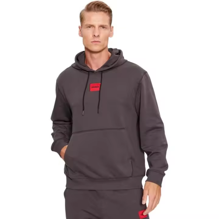 HUGO BOSS - Sudadera con capucha para hombre 50458700-023 Gris.. - 1