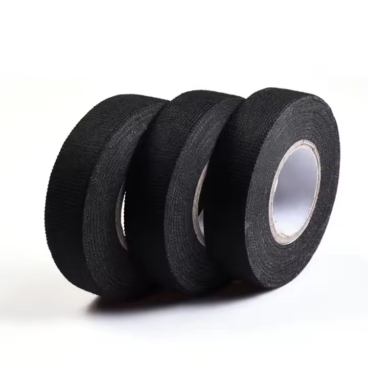 Cinta Eléctrica Resistente Al Calor Para Enhebrar Y Aislante Impermeable Organizador De Cableado Adhesivo De Tela De Auto - 1