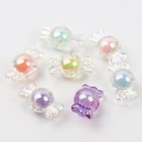 20pcs Abalorios De Acrílico AB Para La Fabricación De Joyas DIY Cuentas Espaciadoras Para Pulseras Collares Accesorios Hechos a Mano Tamaño 9x17mm - details 0