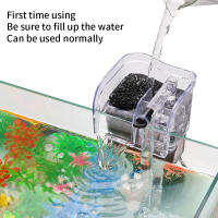 Filtro De Tanque De Peces Colgante Fuente De Agua Externa Con Bomba De Oxígeno Y 2 Filtros De Algodón Para Acuarios De 5 a 10 Gallones - details 4