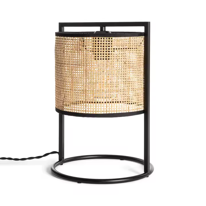 Ledkia Lámpara de Mesa Ratán Nirvana Natural - 1