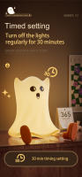Lámpara De Silicona Suave Para Halloween Decoración De Ambiente De Habitación Fantasma Demonio Kiwi Bird Mago Luz Nocturna LED Recargable Forma De Calabaza - details 55