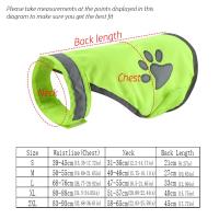 Chaleco De Seguridad Reflejante Para Perros Visibilidad Alta Amarillo Fluorescente Ropa De Perro Para Exterior Nocturno Accesorios Para Mascotas - details 4