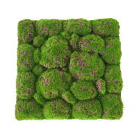 1PC Fondo De Pared Simulado En Moss Decoración De Plantas Artificiales Verde Para Arreglo Floral DIY Tablero De Esponja Para Decoración Del Hogar - details 5