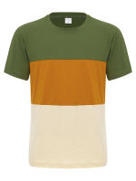 Camiseta deportiva de verano de manga corta con cuello redondo informal de talla grande para hombre, a juego con el color, a la moda para fitness - details 26