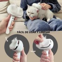 Peine Para Mascotas Con Sprt De Vapor Para Eliminar Pelo Flotante Acero Inoxidable Estilizador Para Perros Y Gatos - details 0