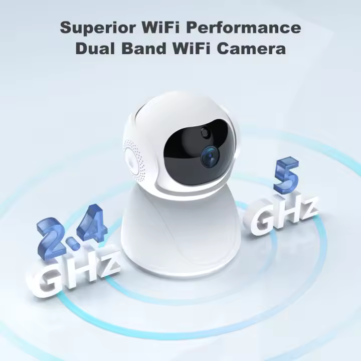 Cámara IP PTZ FHD WIFI Inalámbrica CCTV Seguridad Protector Vigilancia Inteligente Auto Tracking Monitor Bebé Compatible Con Google Alexa - 1