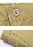 Pantalones De Trabajo Casuales Para Hombre 100% Algodón Verano Delgados Y Ligeros Estilo Clásico Negocios Moda Elásticos Talla Alta Colores Variados - details 12