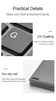 Teclado Portátil Móvil Inalámbrico Bluetooth Mini Para IOS Android Windows iPad Tableta Teléfono Teclado En Miniatura Plegable De Corea Del Sur - details 9