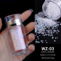 3D Art De Uñas Con Cristales Y Brillo DIY Microesferas Mezcladas Para Decoración De Uñas Ornamentos De Vidrio De Tamaño Pequeño - details 6