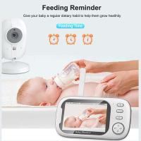 Monitor De Bebé 3.5 Pulgadas Con Visión Nocturna Y Audio Bidireccional Cámara De Video Pantalla LCD Temperatura Monitorización Alarma De Llorido Y Movimiento Portátil Rechargeable - details 13