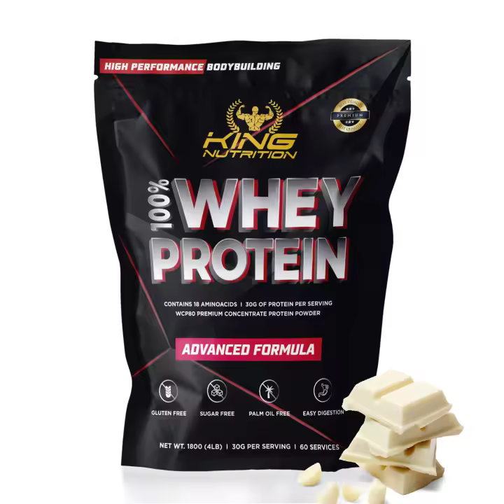 100% Whey Protein 1.8Kg King Nutrition Proteina Concentrada - 1