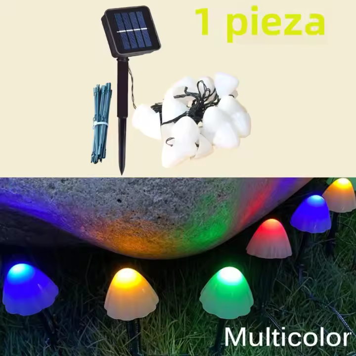 Luces Solares LED Para Caminos Decorativas Para Jardín Patio Terraza Fiesta Navidad Instalación Auto-Contenida Fuente De Alimentación Solar - 1