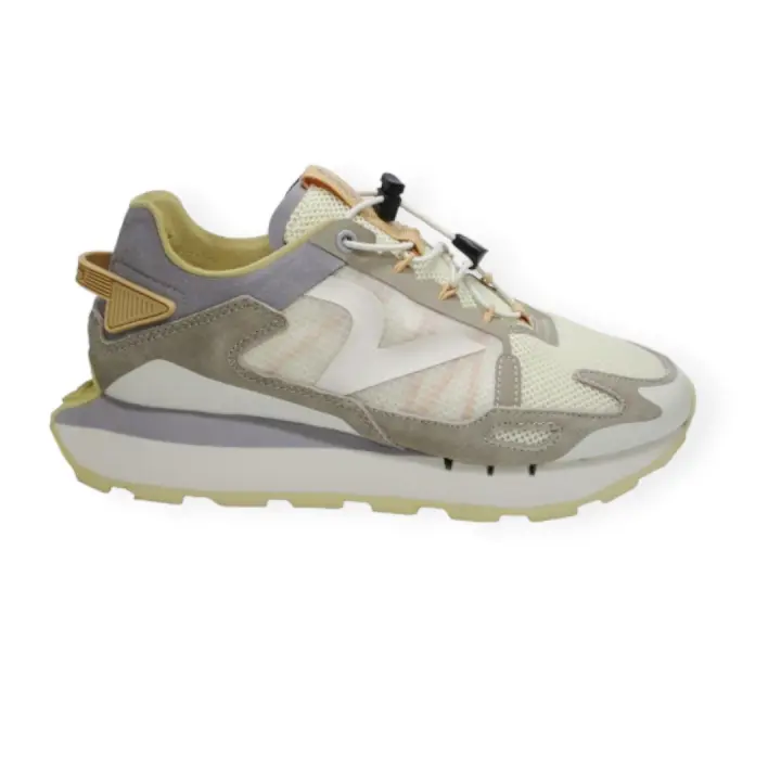 SNEAKER VICTORIA 8803112-BEIGE CON TIRADOR AJUSTABLE - 1