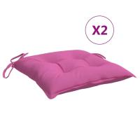vidaXL Cojines para silla 6 uds tela 40x40x7 cm Color Negro y blanco,  Verde y rosa,  Blanco y verde y mas Cojín Decorativo de Asiento Cojines de muebles de salon - details 5