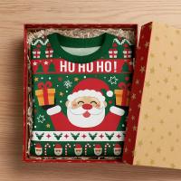 Jersey Navideño Niño Unisex, 100% Poliéster, Estampado Navideño, Cuello Redondo, Multicolor, Manga Larga - details 0