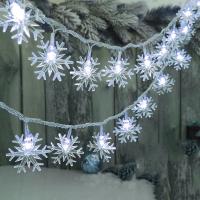 Guirnalda LED De 1M-30M Con Copos De Nieve Para Decoración De Navidad Árbol De Navidad Luces De Fairy Para Fiestas En Casa Accesorios De Noel Navidad 2025 - details 6