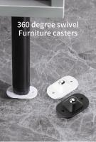 Ruedas Giratorias De Acero Inoxidable Para Muebles Mini Rodillos Sueltos Con Adhesivo Universal Rotación 360 Grados Para Cajas De Almacenamiento - details 1