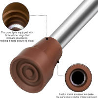 2pcs Cubiertas De Punta De Borracho De Goma Para Palas De Caminar Y Bastón De Apoyo Crutch Antideslizante Fundas Para Bajo De Bastón Y Palas De Senderismo - details 2